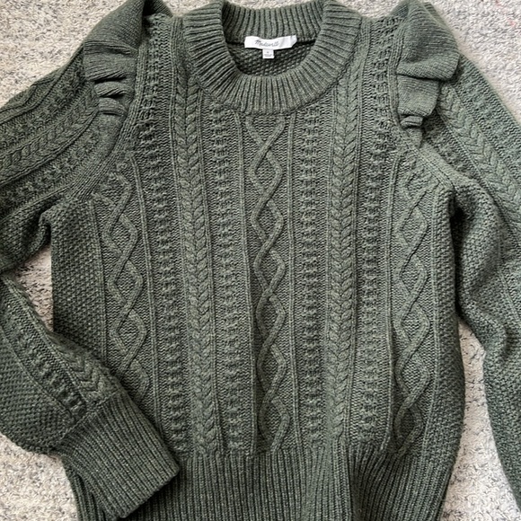 Hollydene Ruffle-Shoulder Pullover Sweater - Picture 2 of 6